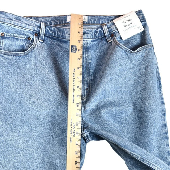 Abercrombie & Fitch Blue Straight Leg Jeans - Picture 8 of 10